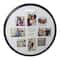 9 Opening 20.7" x 20.7" Black Round Collage Frame with Mat by Studio Décor®
